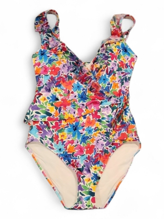 Other - NEW W/Tags- Tommy Bahama Watercolor Floral Wrap Swimsuit- Size 14